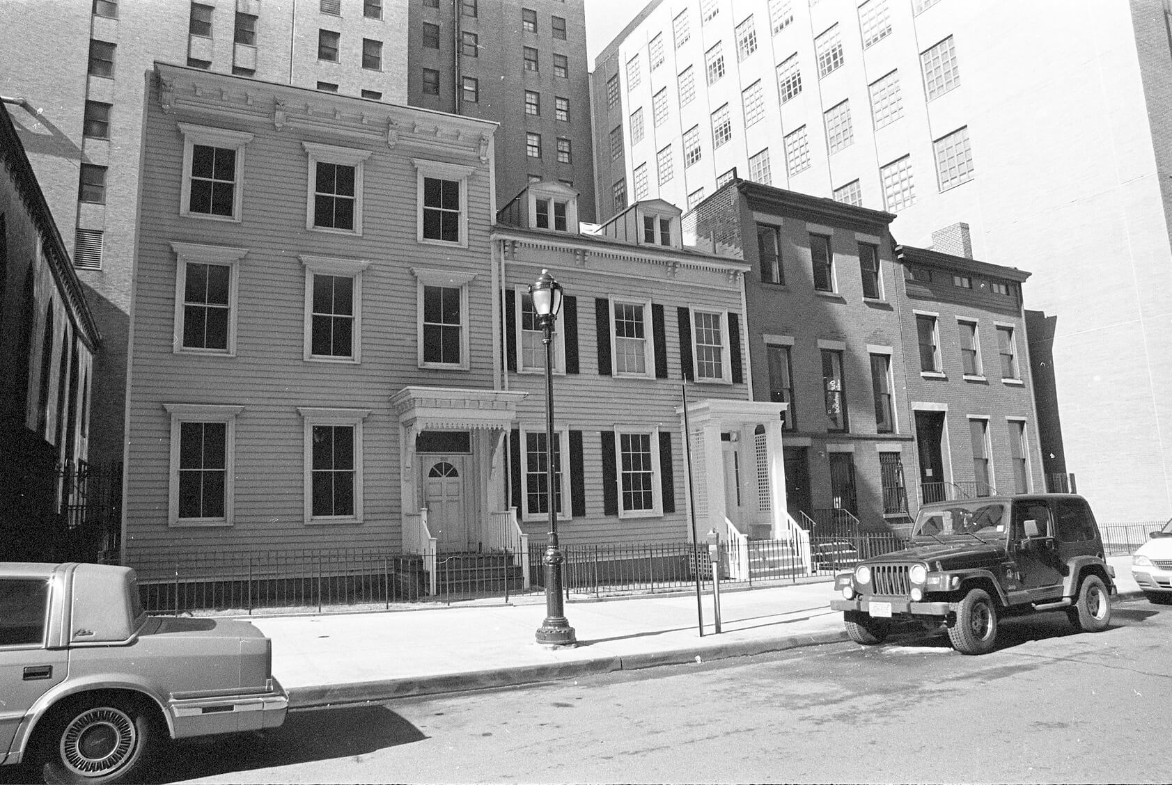 exterior of the duffield street houses