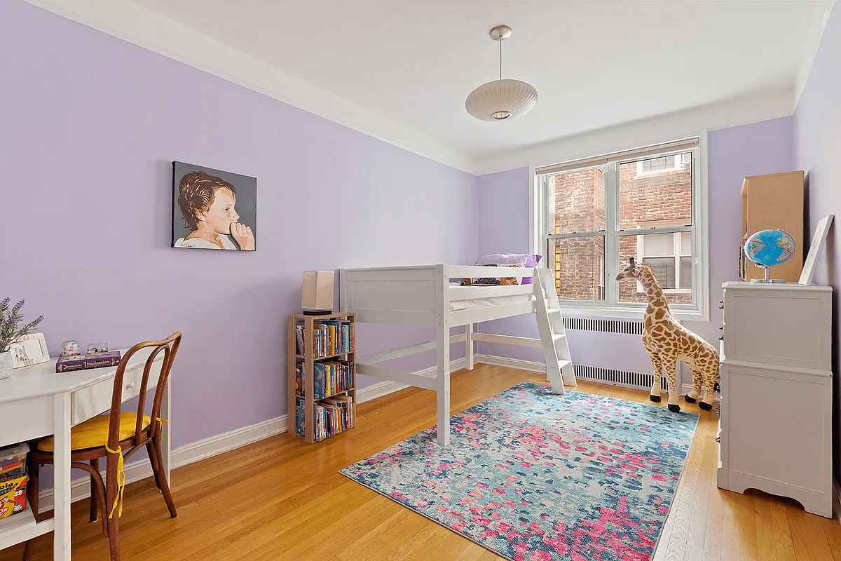 bedroom of unit d7 44 prospect park west