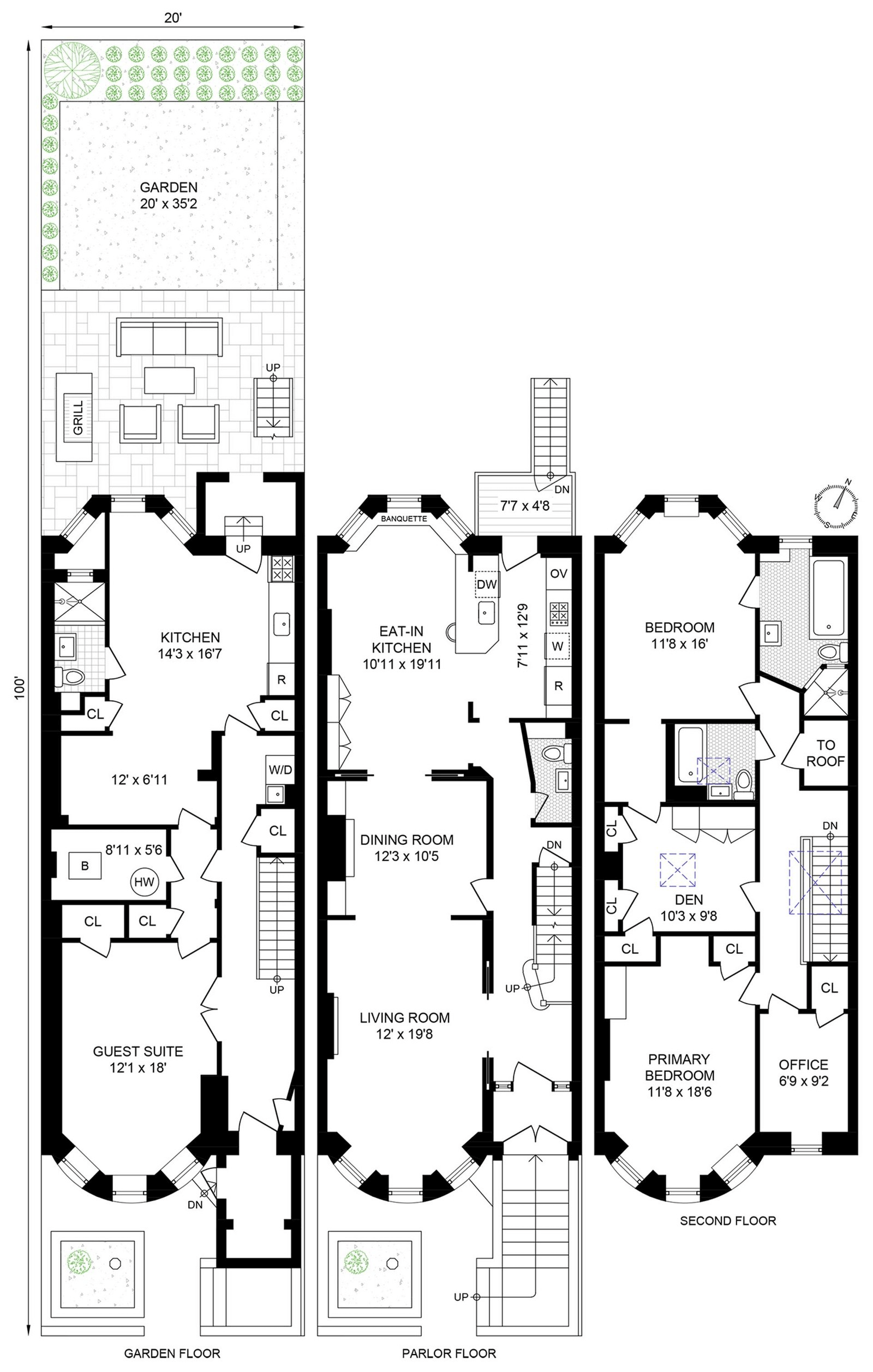 floorplan of 181 fenimore street