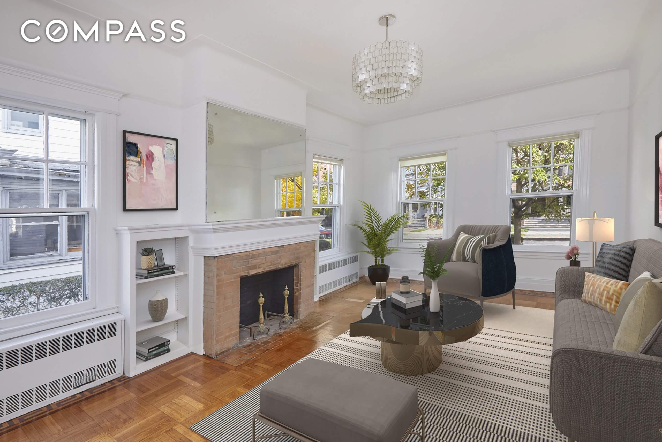 virtually staged parlor of 144 westminster road