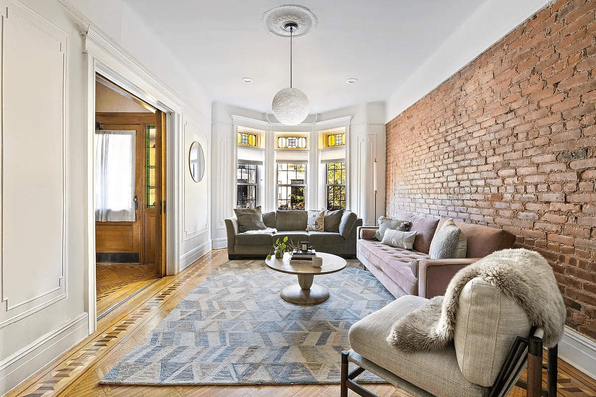 living room of the bay ridge house