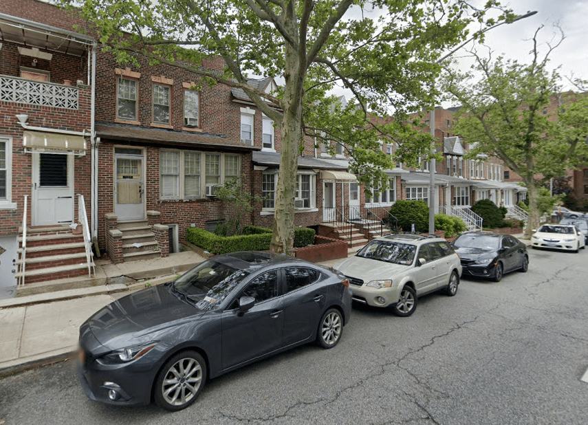 Bay Ridge 1920s Tapestry Brick Row House With Wood Floors, Moldings, Garage Asks $1.079 Million