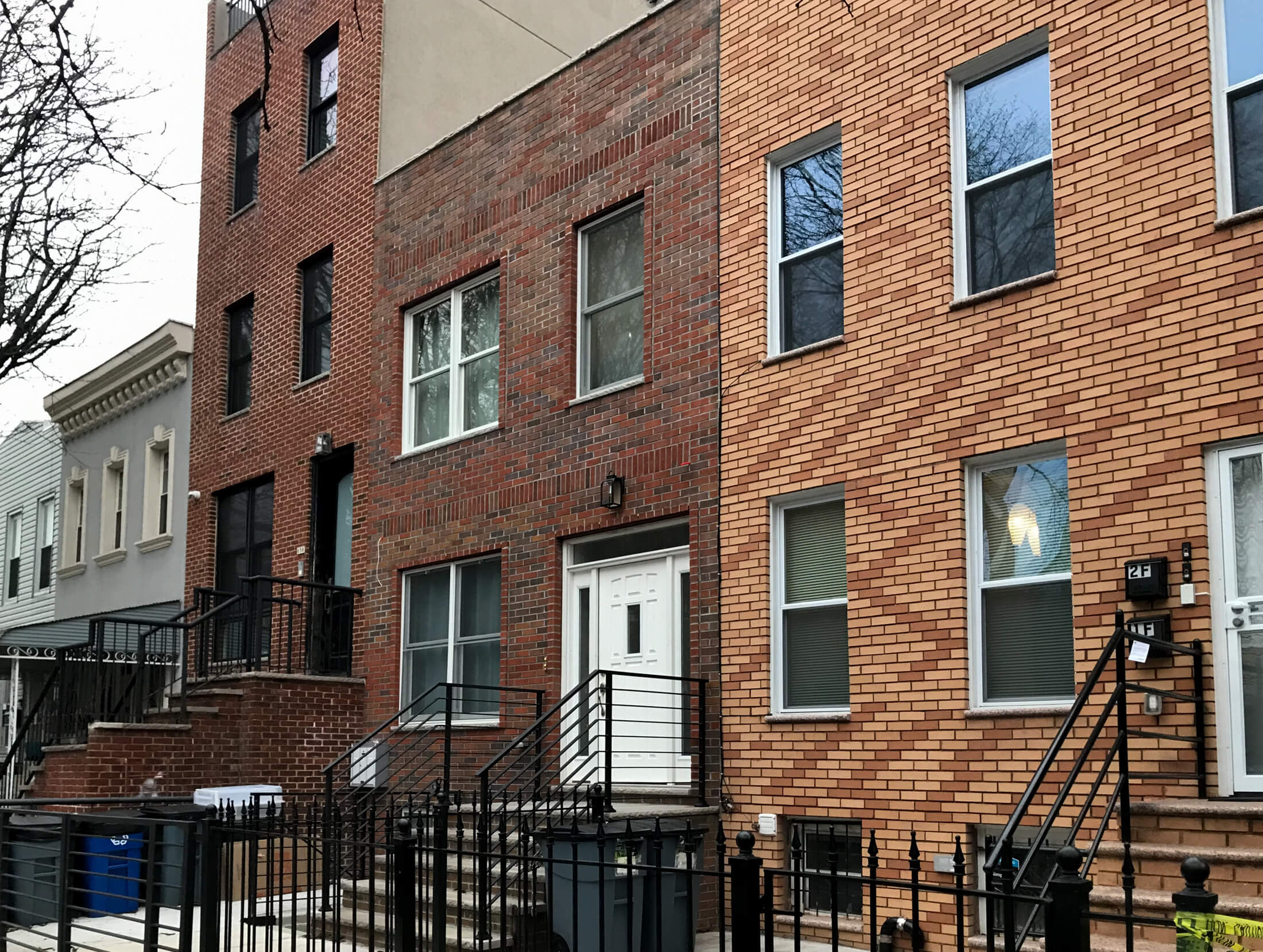 brick facade of 654 chauncey street