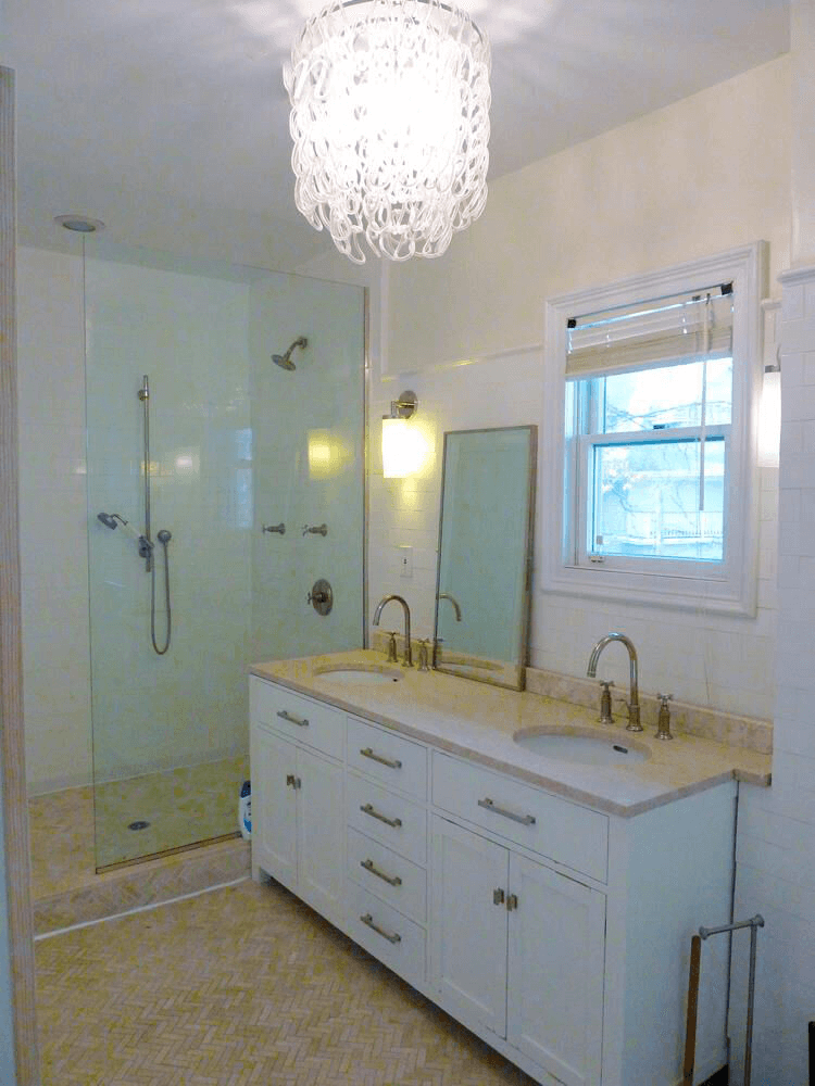 double vanity and shower in 1225 ditmas avenue