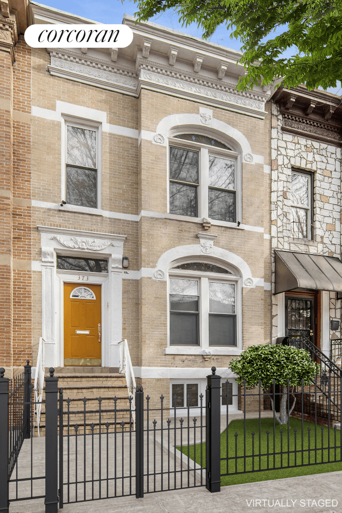 virtually staged exterior of the house