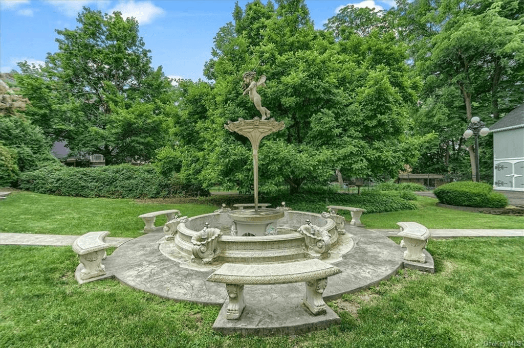 fountain on the grounds of 313 main street