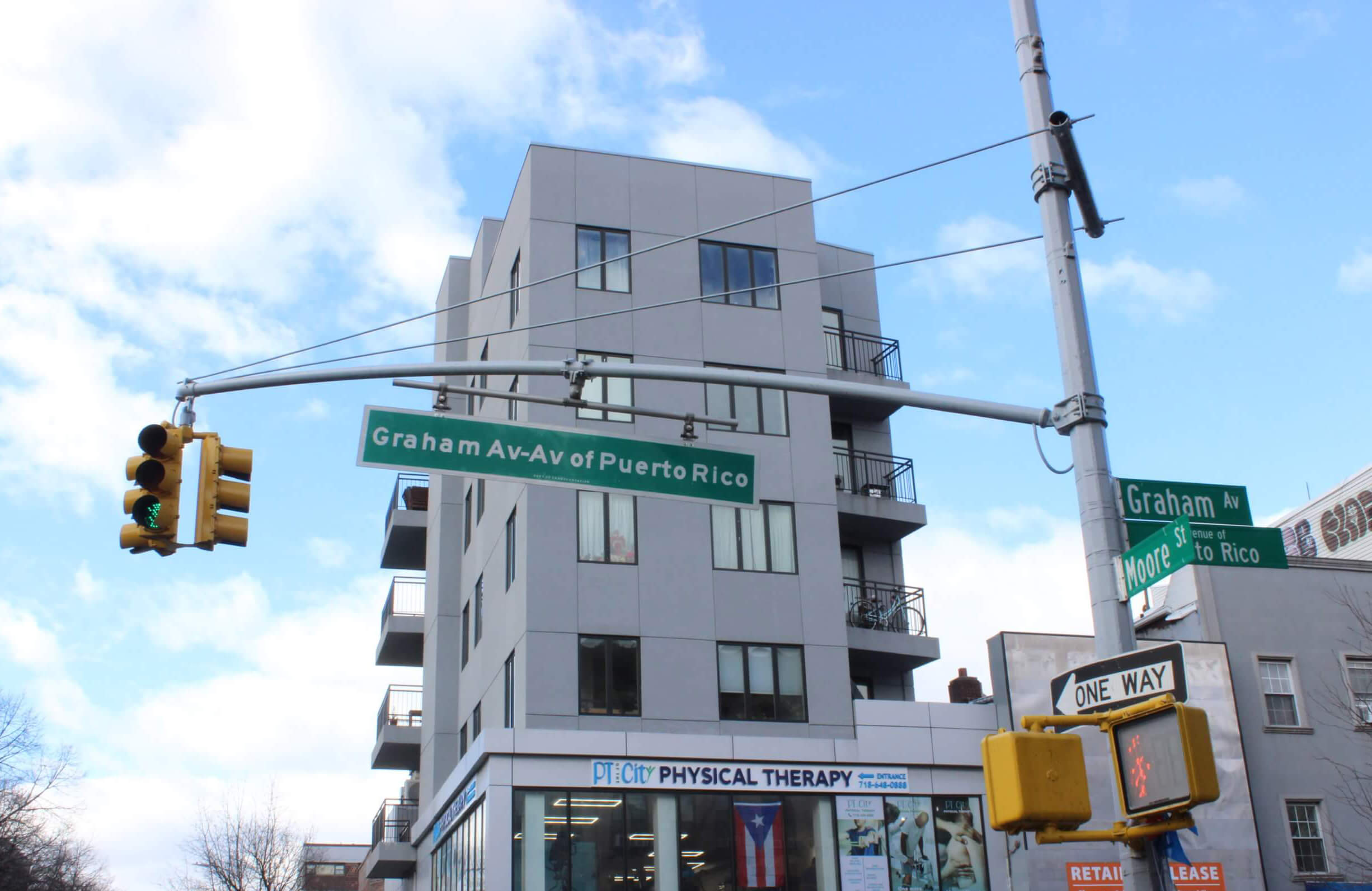 brooklyn news - signage on graham avenue