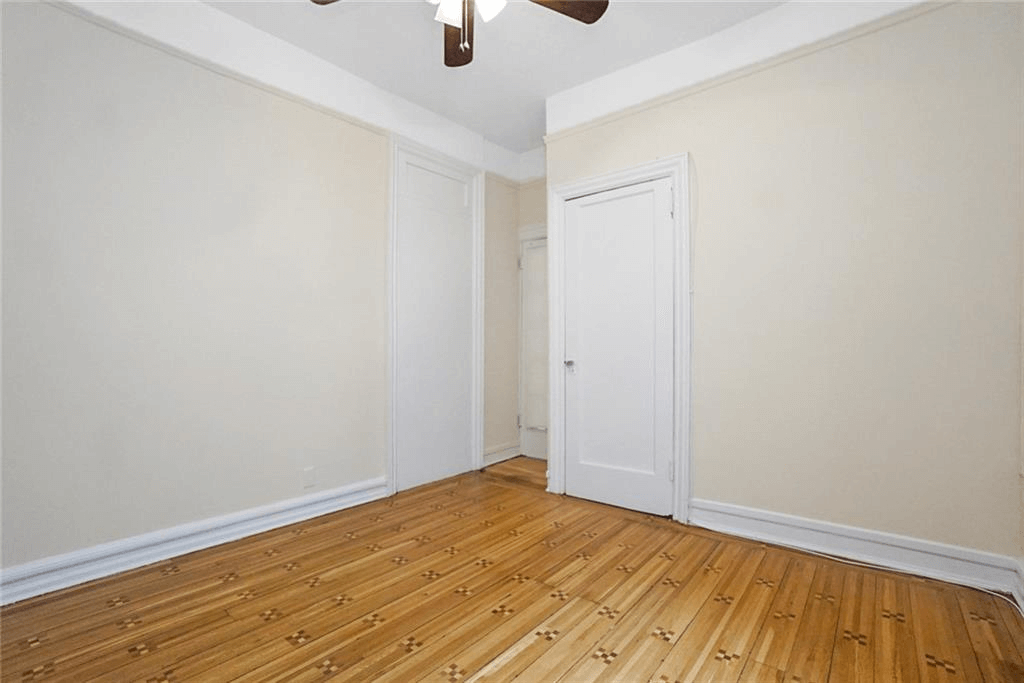 bedroom of apt 39 at 14 prospect park southwest