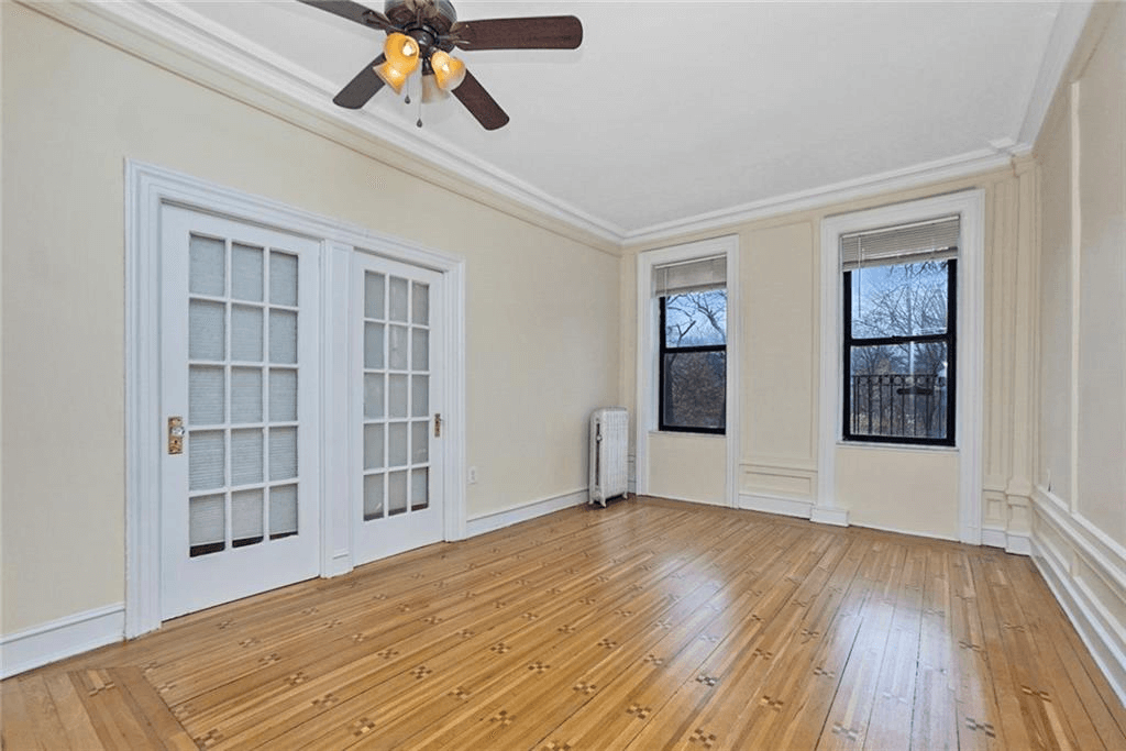 living room of apt 39 at 14 prospect park southwest