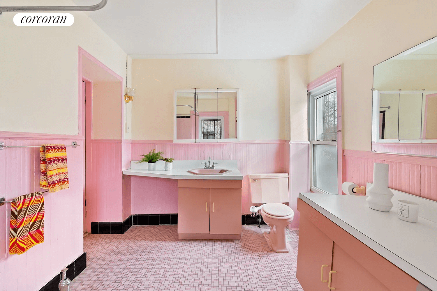 pink bathroom