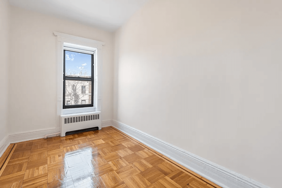 bedroom with a wood floor