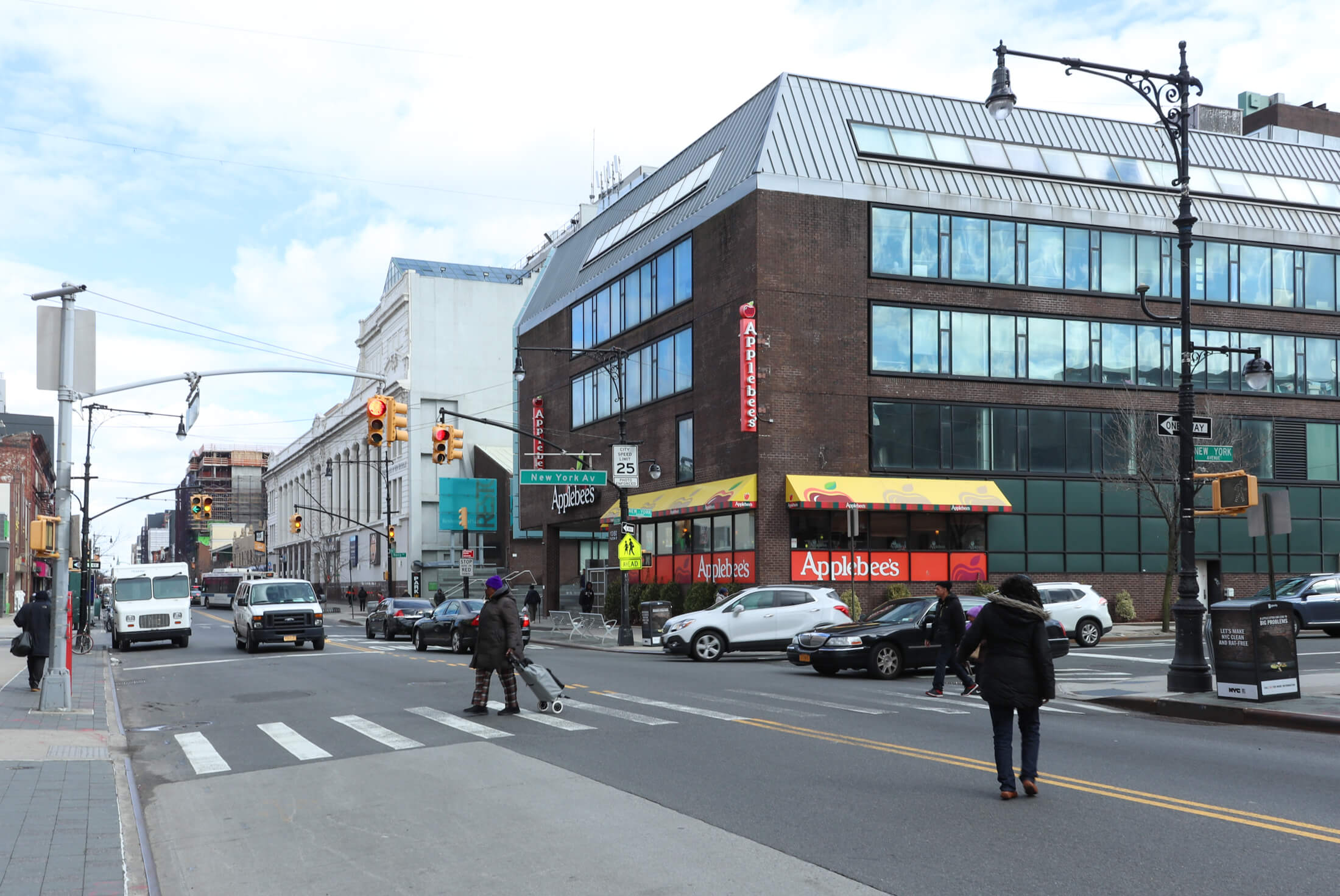 streetview of restoration plaza