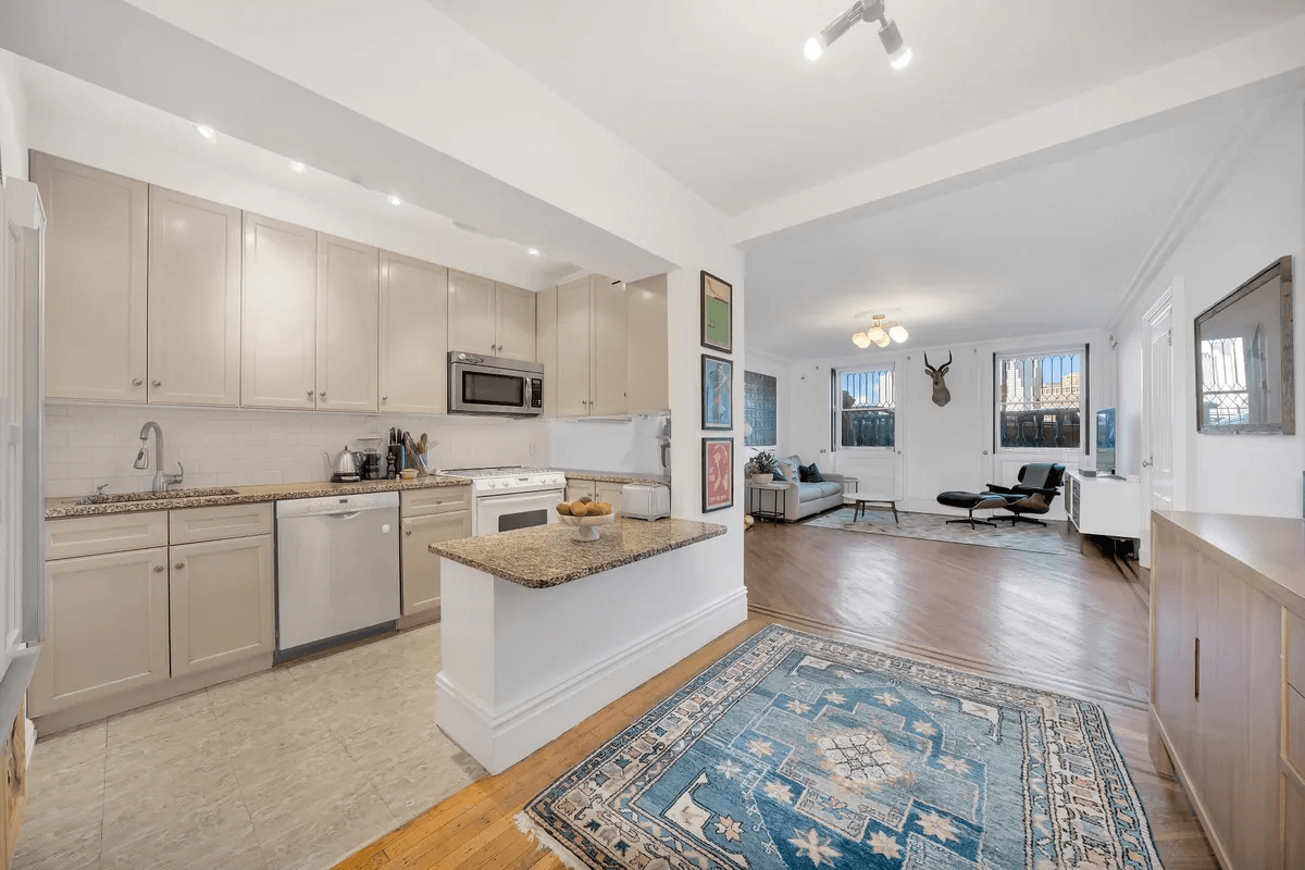 kitchen on the garden level