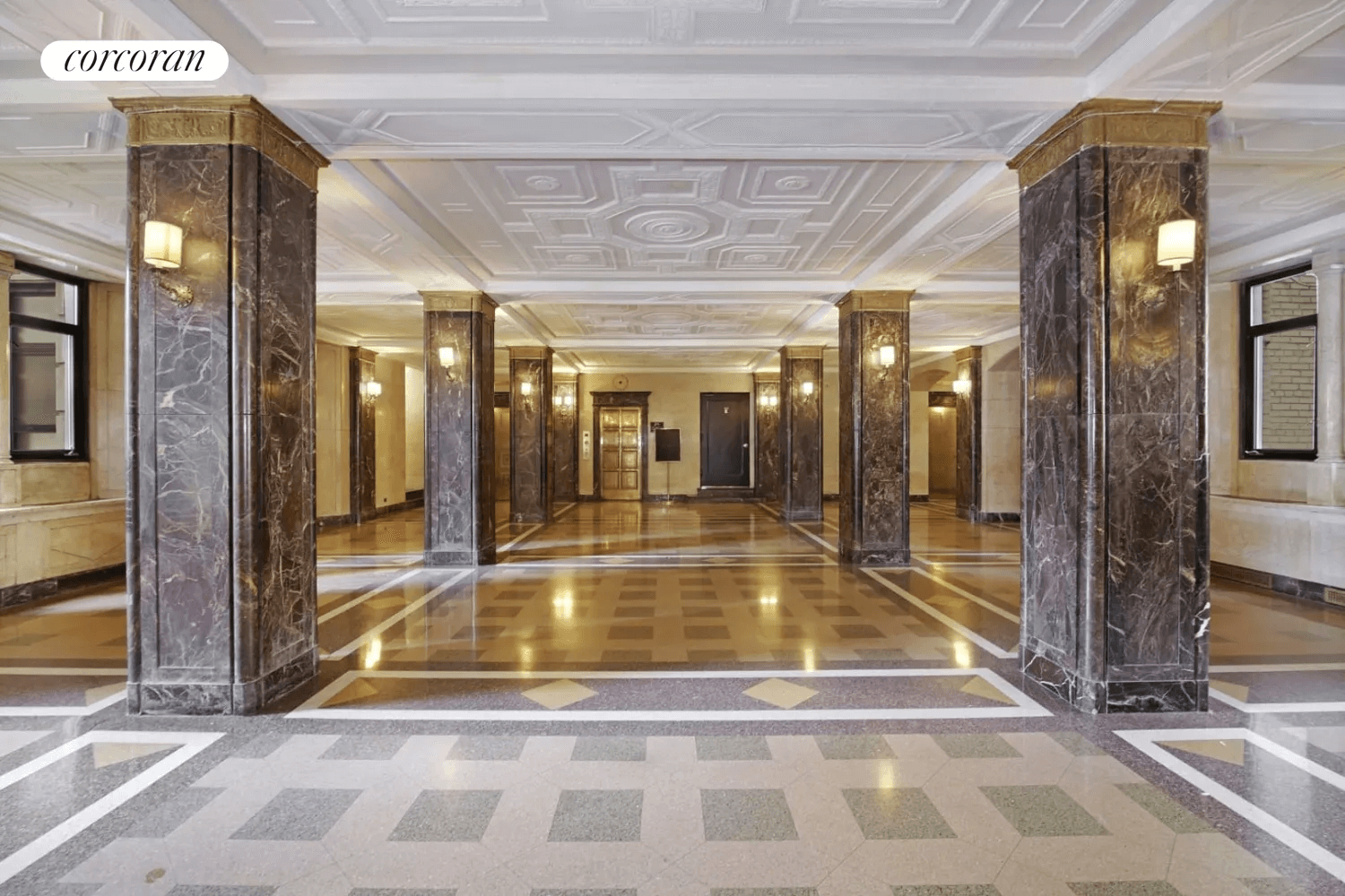 lobby at 135 eastern parkway