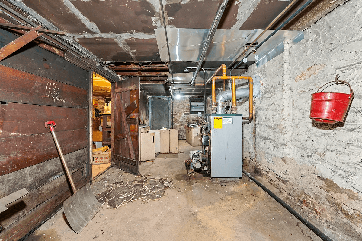 cellar with boiler