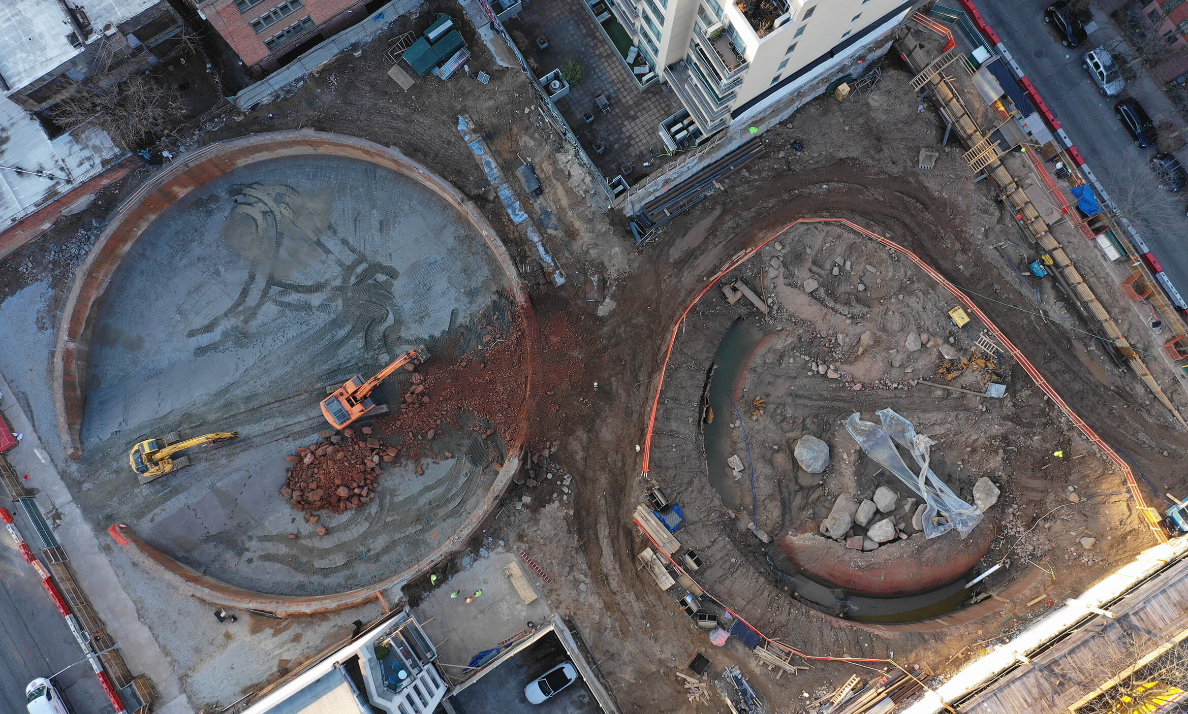 gas holders uncovered in vinegar hill