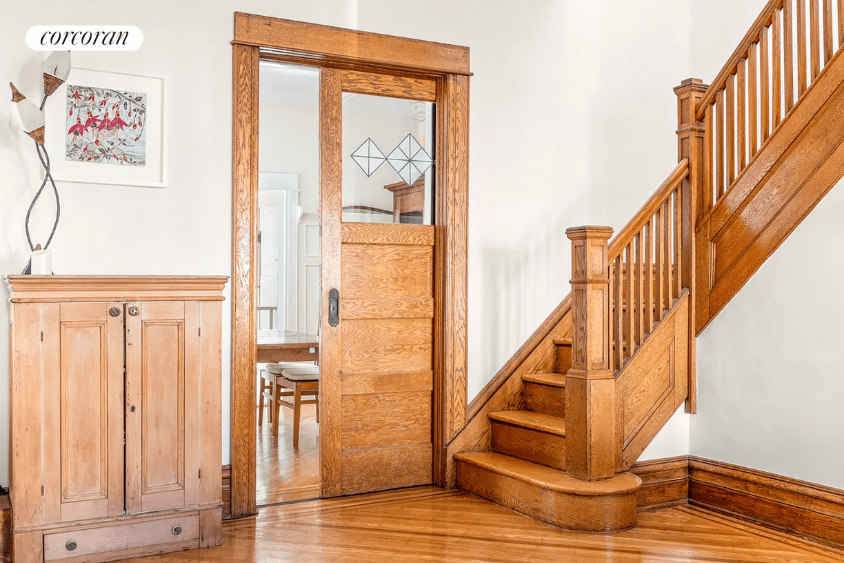 stair and pocket door