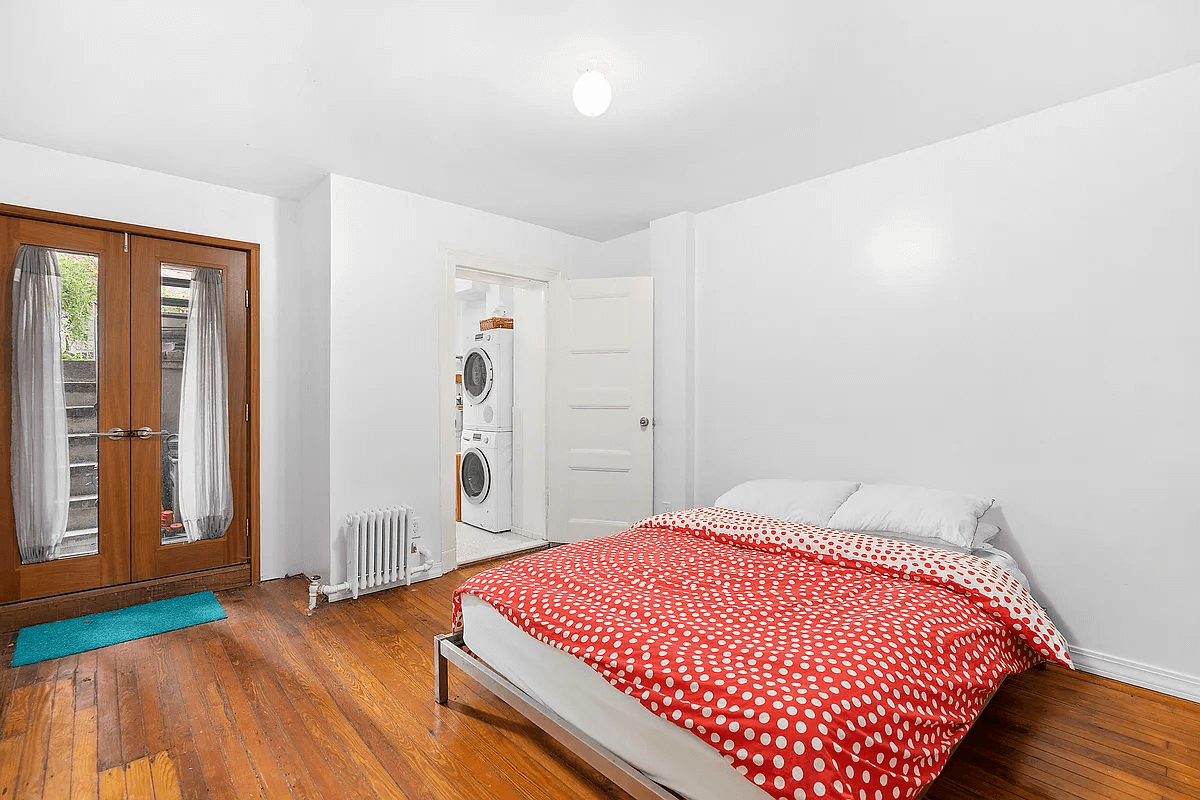 bedroom with access to laundry