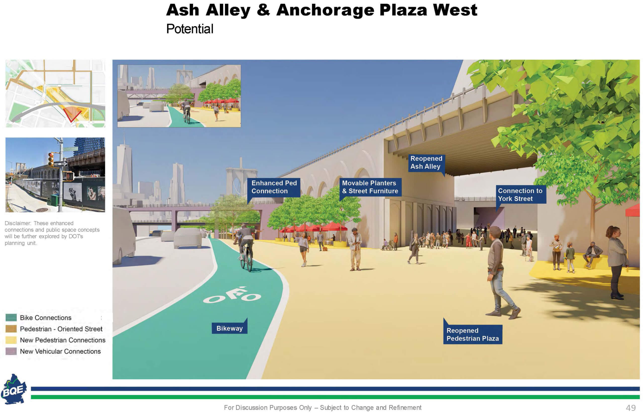 rendering of bike path