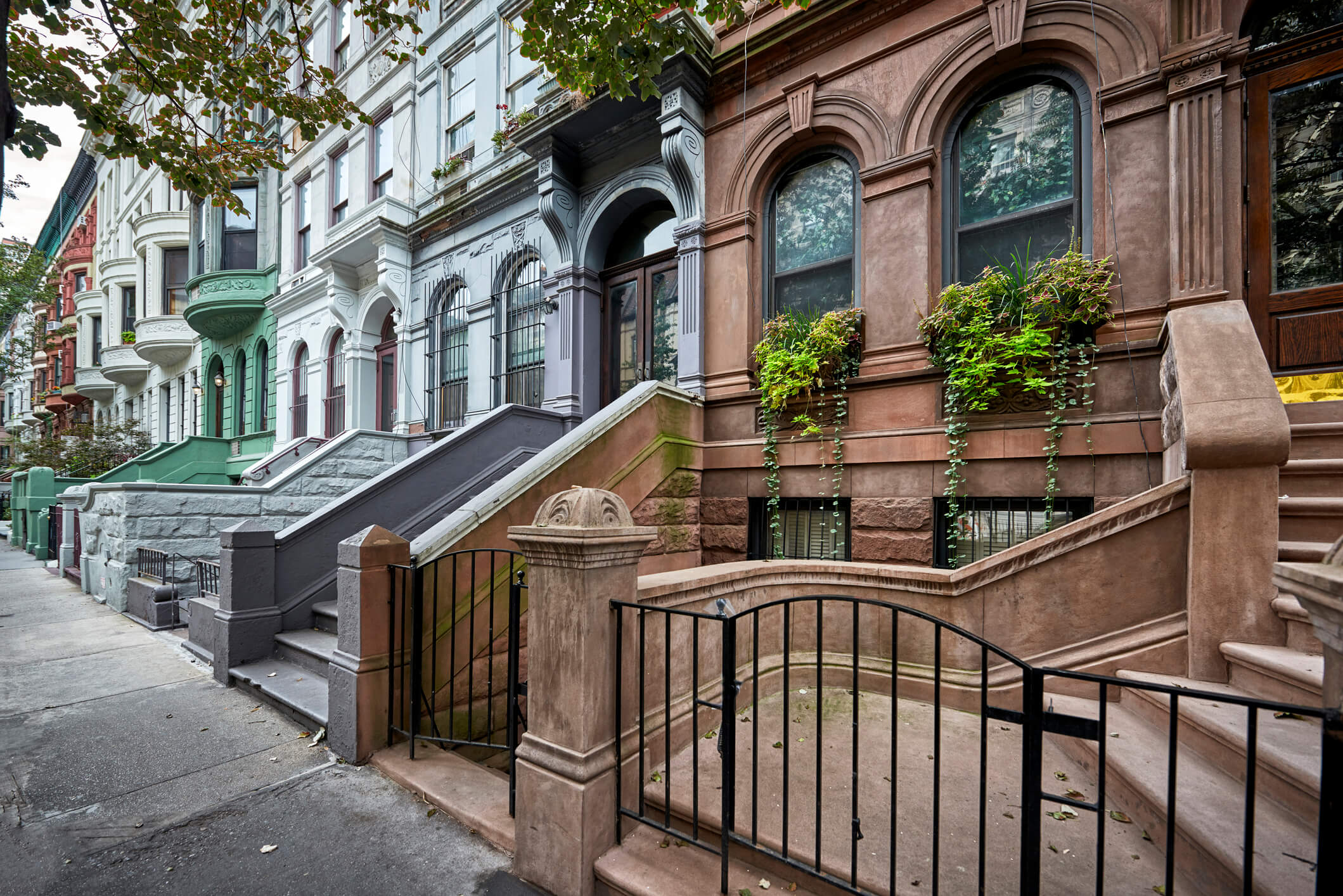 row houses in brooklyn