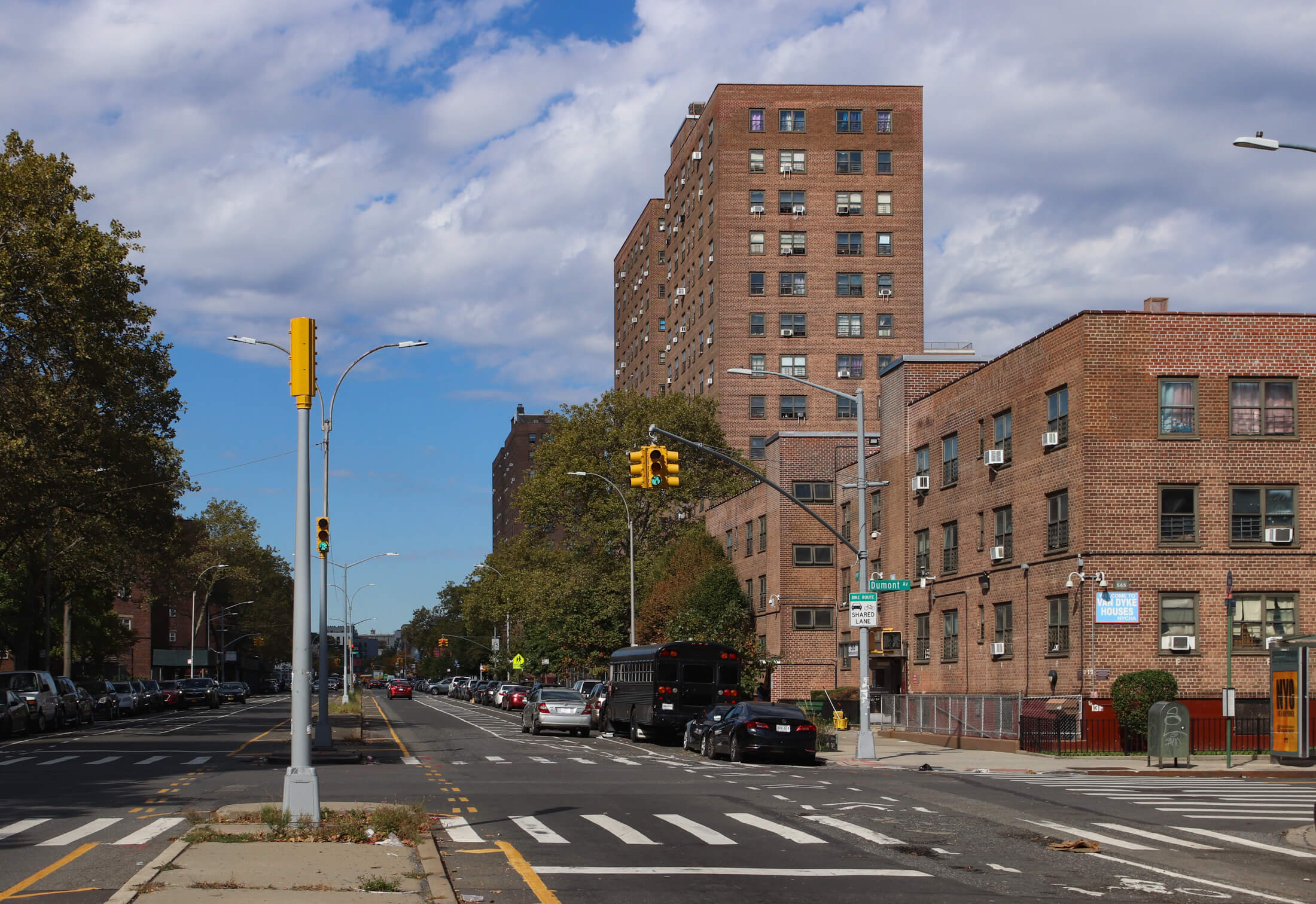 nycha van dyke I - view on mother gaston blvd