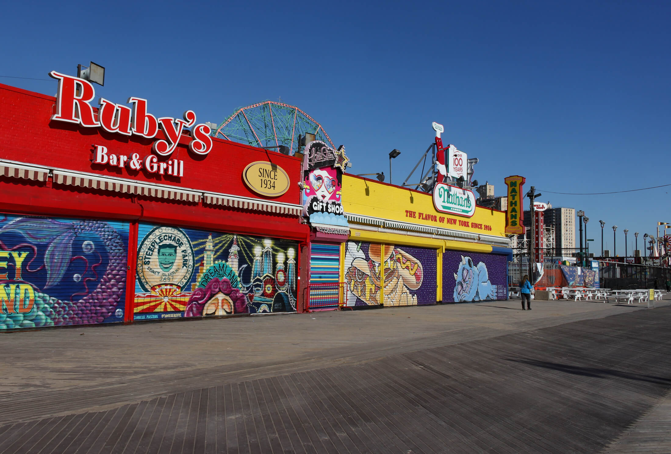 coney island boardwalk