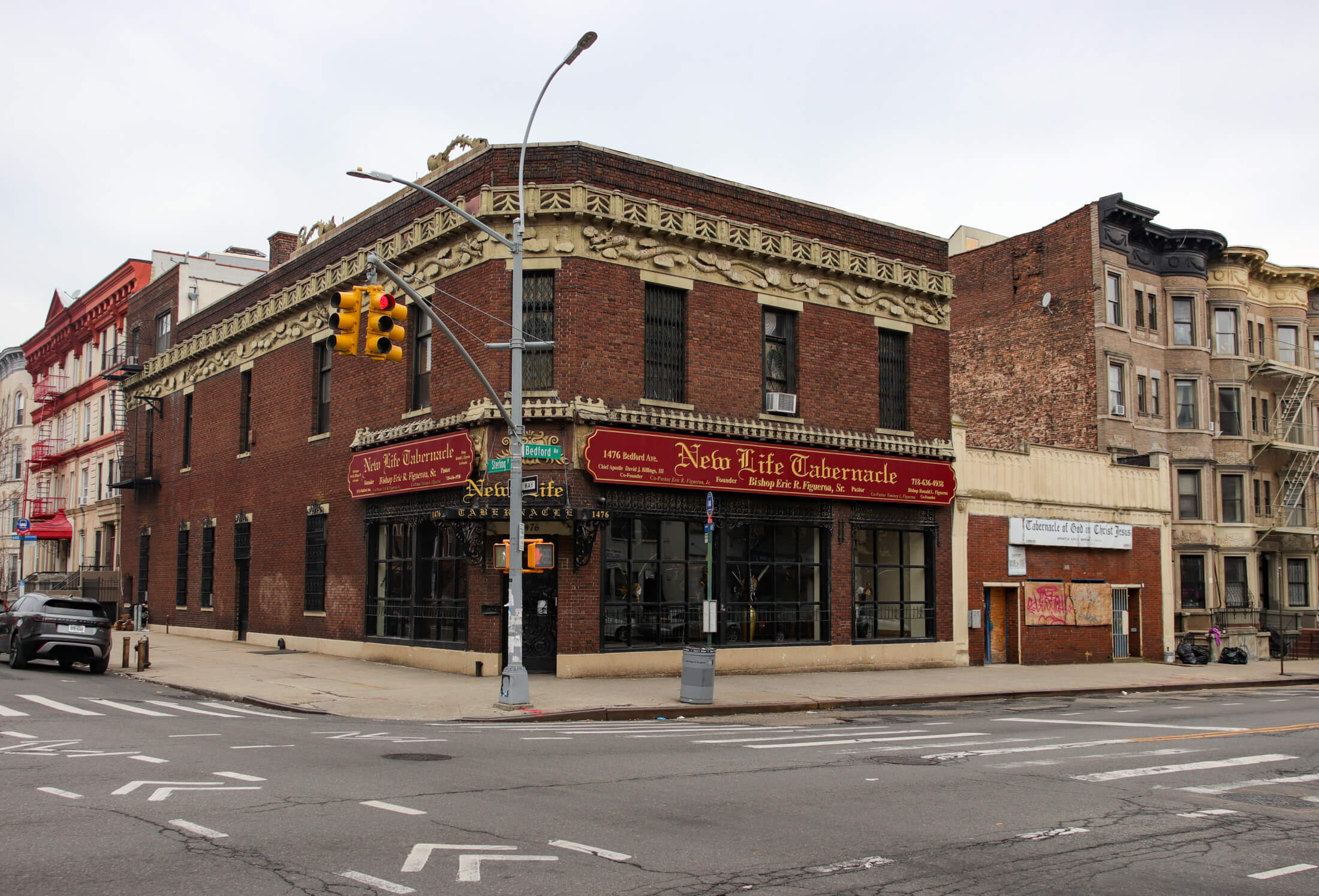 view on bedford avenue