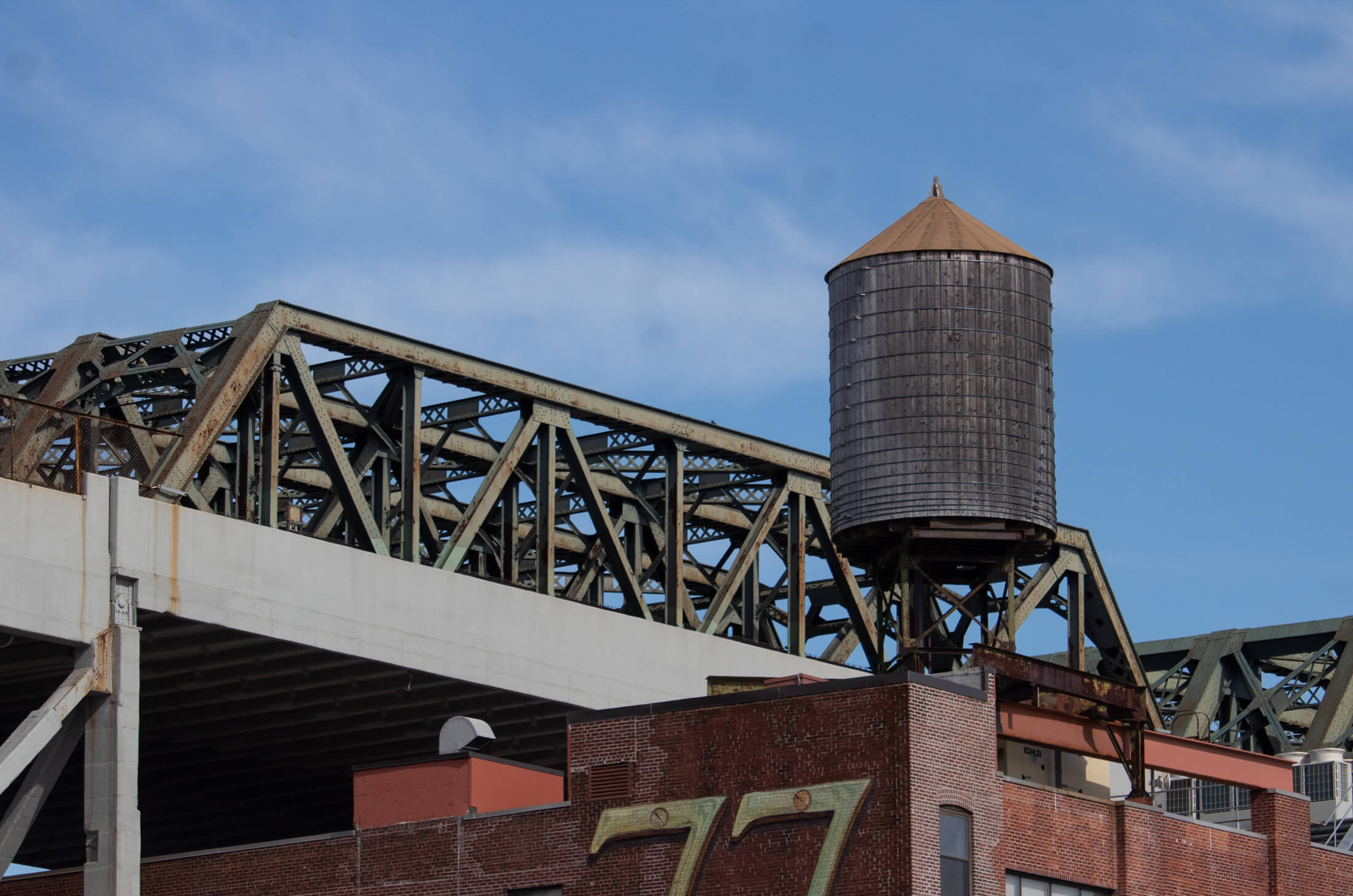 water tower in gowanus