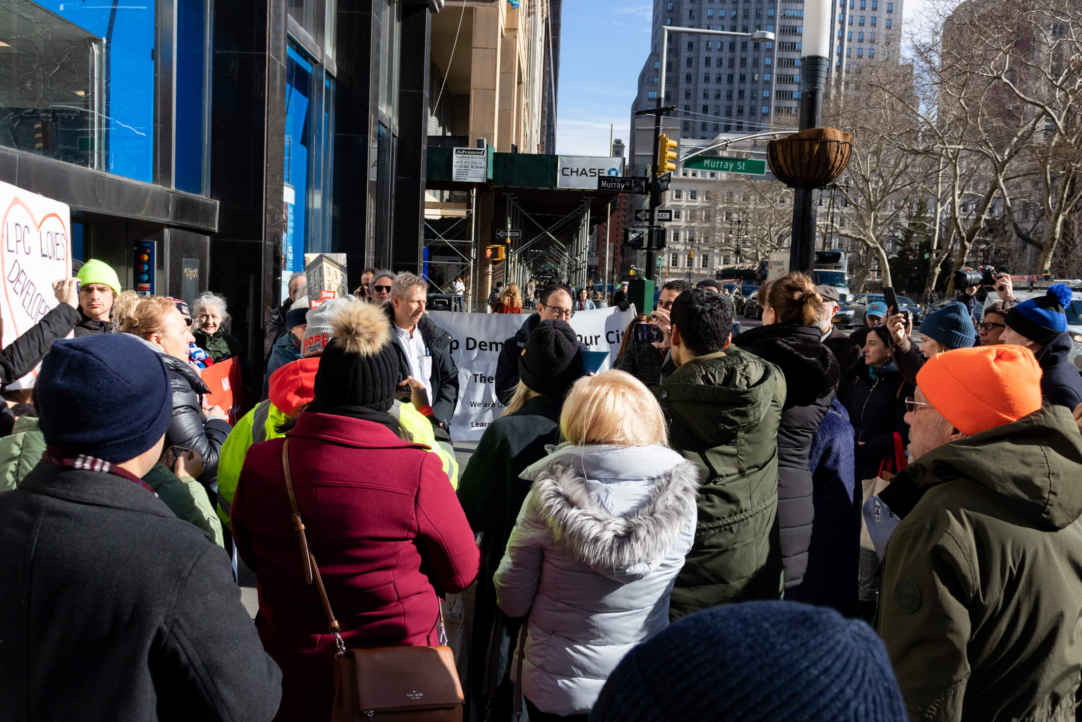 a view of the crowd