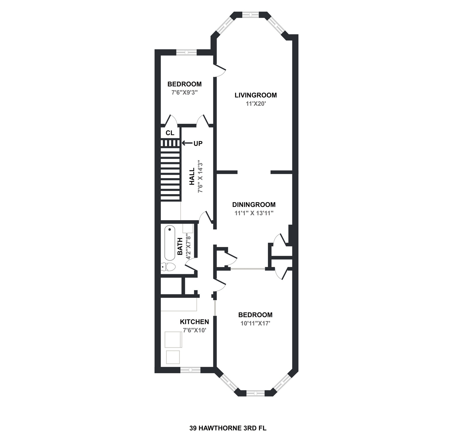 floorplan of second floor
