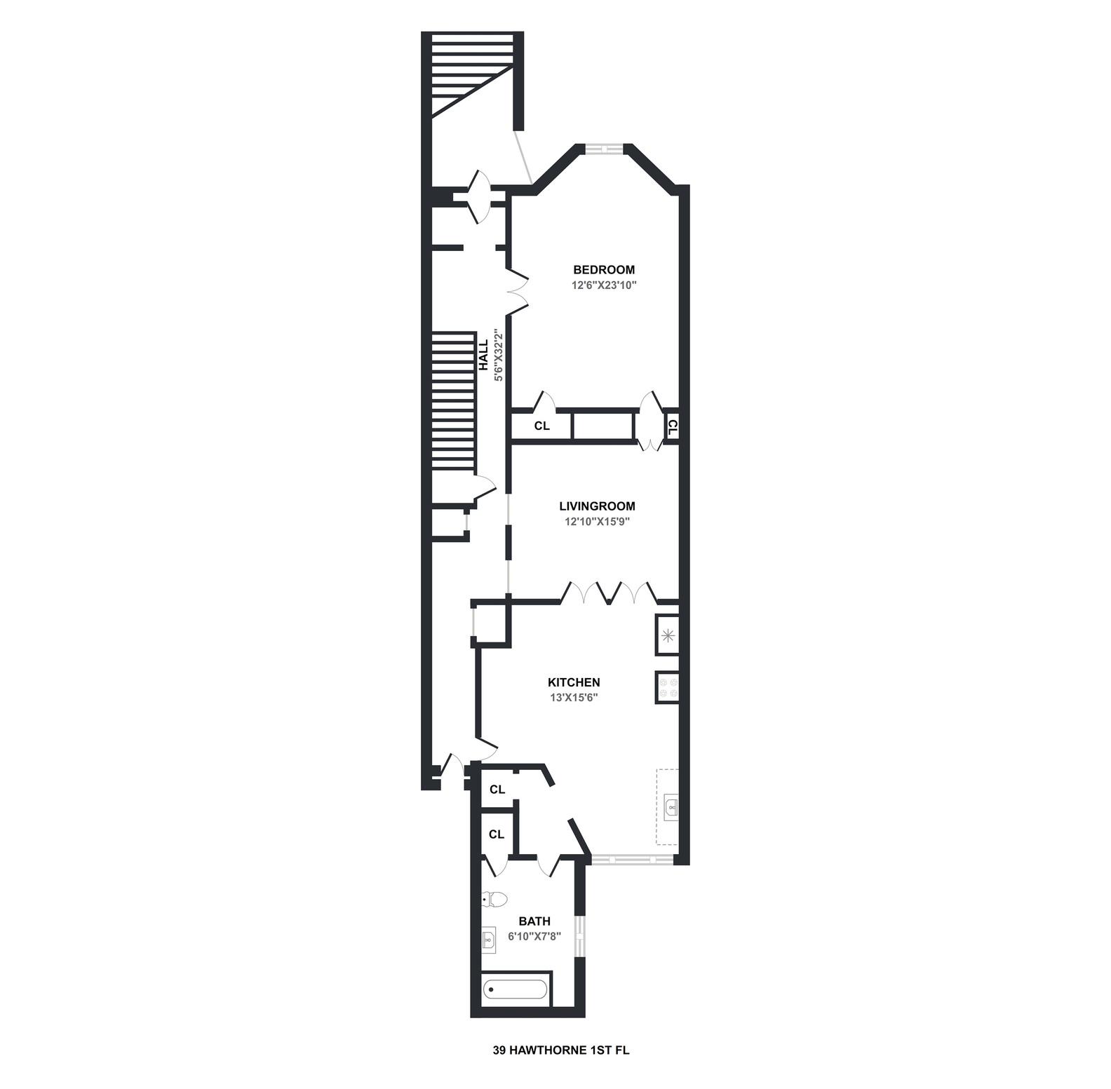 floorplan of garden level