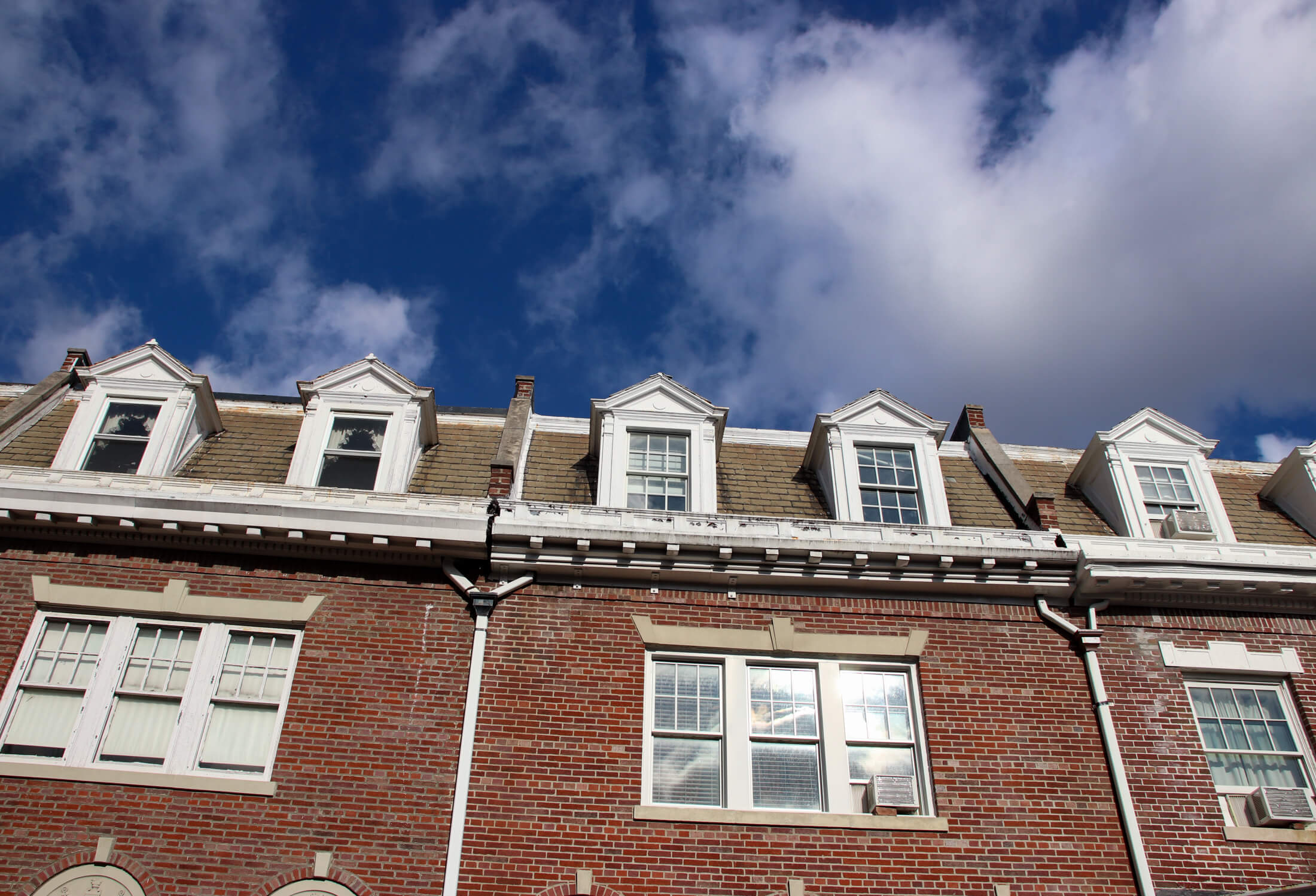 dormers on row houses