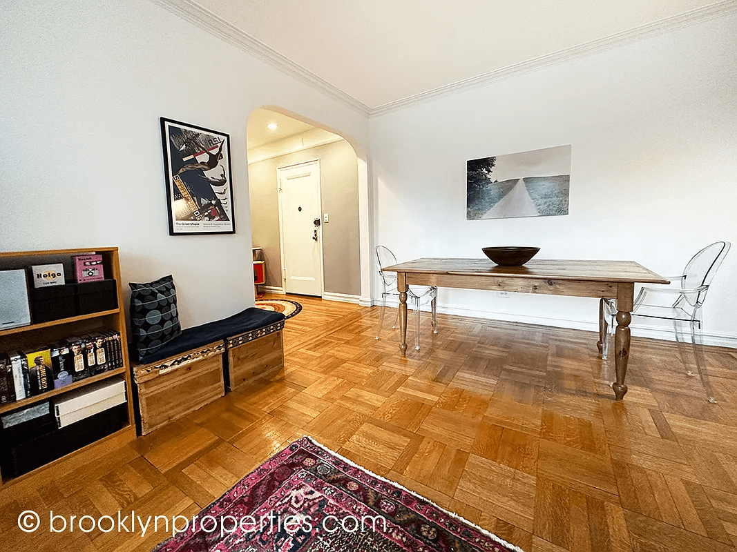 living room and dining room