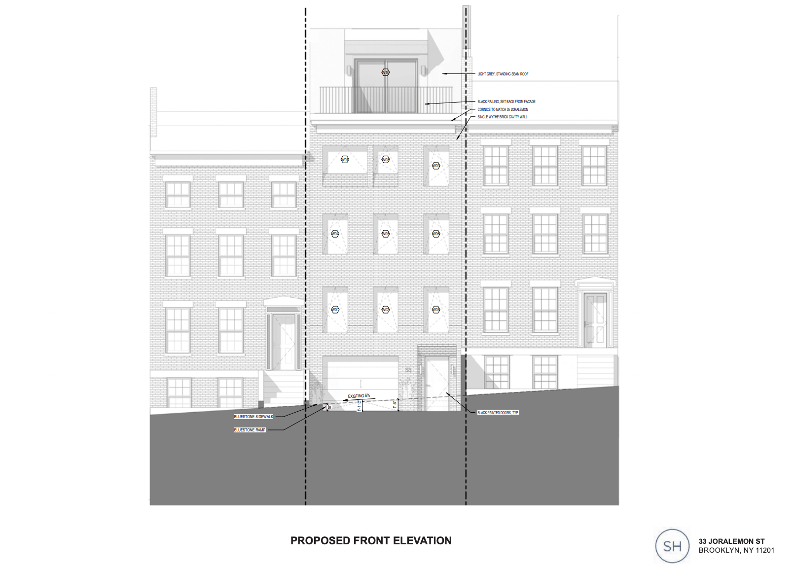 drawing of building