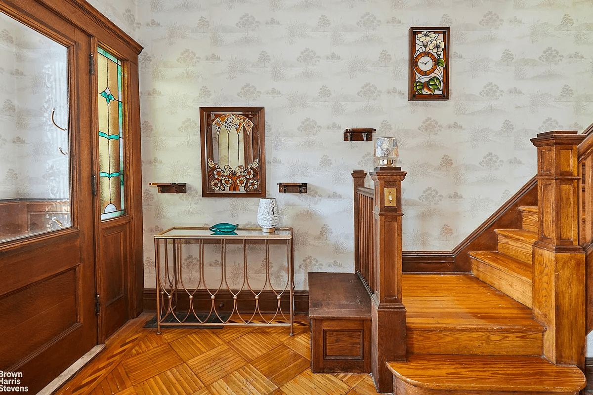 entry with original stair