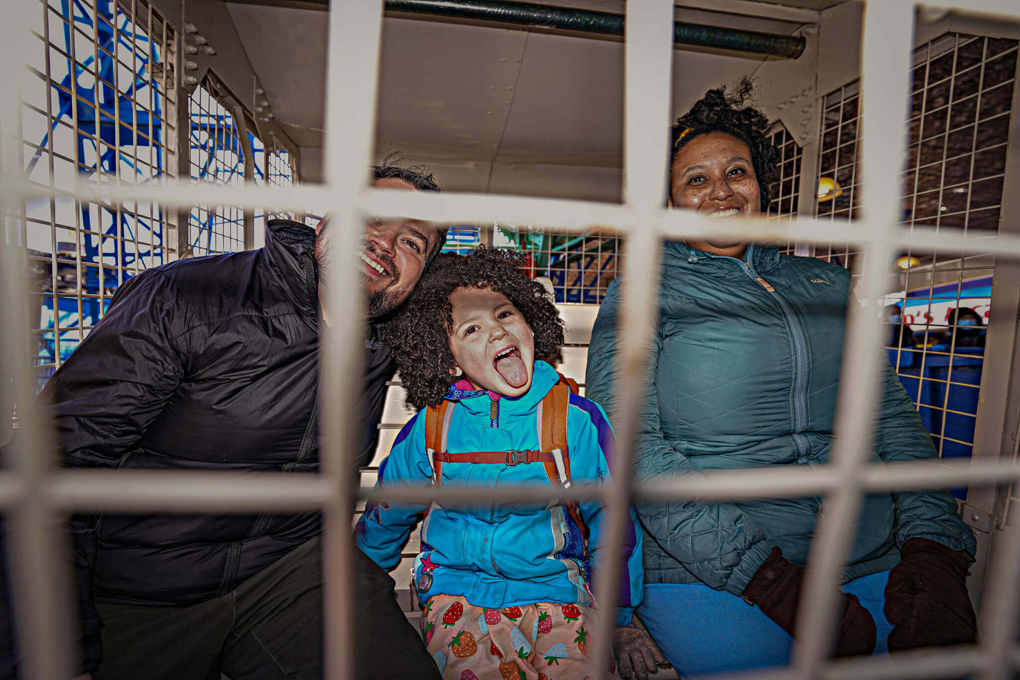 family on the wonder wheel