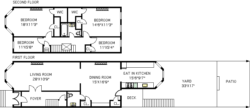 floor plan of duplex