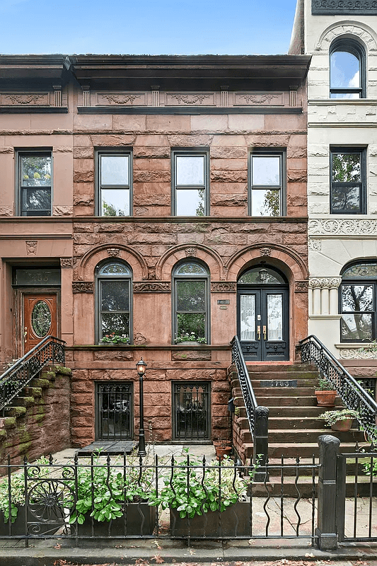 brownstone facade