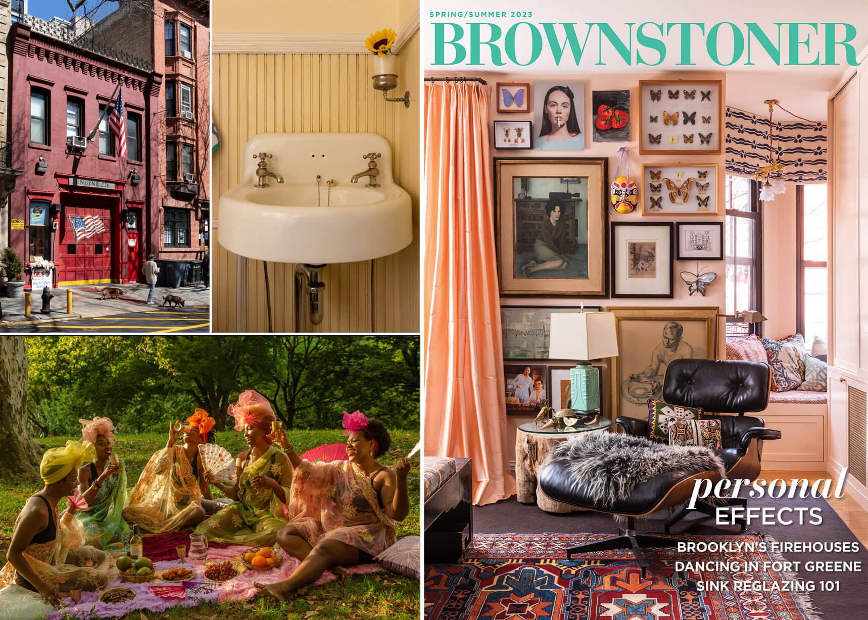 brownstoner magazine photo collage
