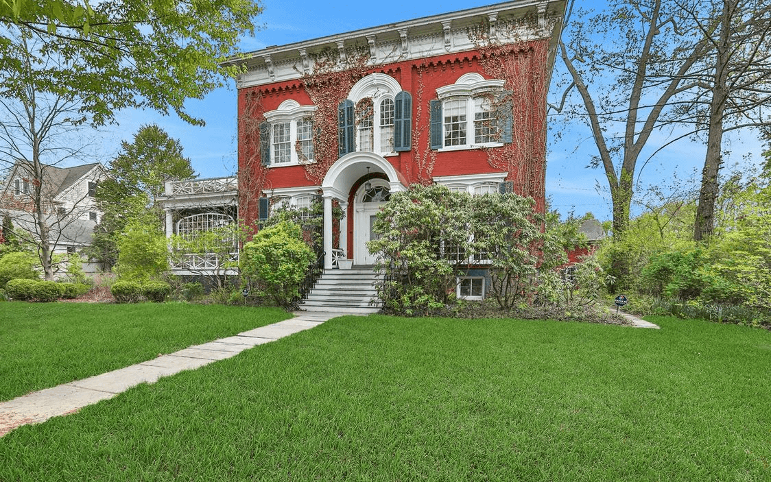 cat skills ny house - red brick exterior