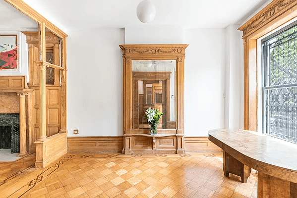 parlor with pier mirror