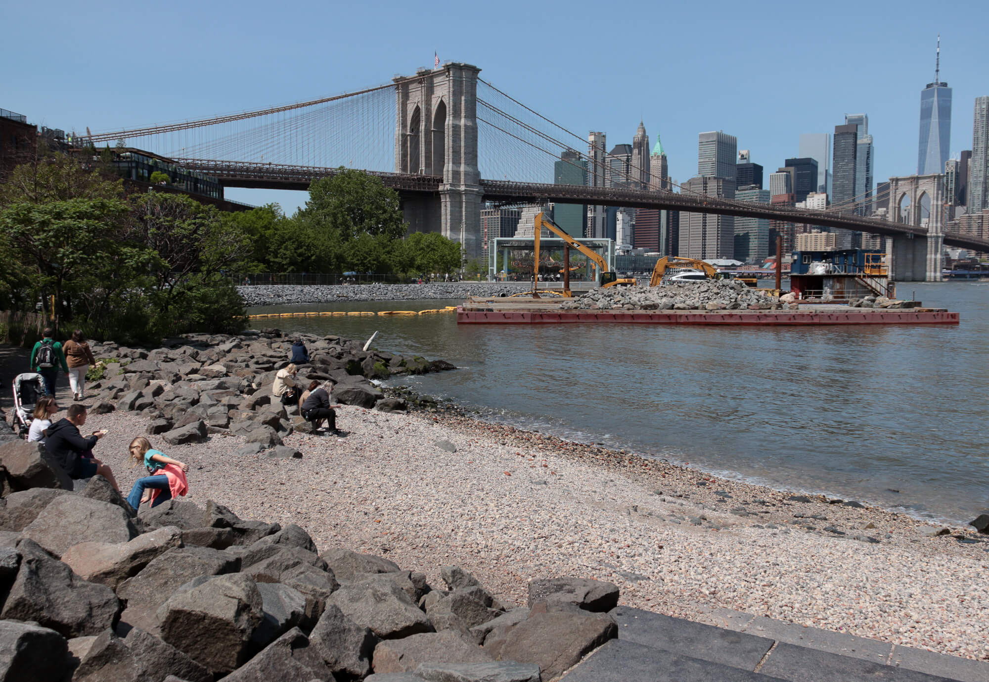 view of the brooklyn bridge