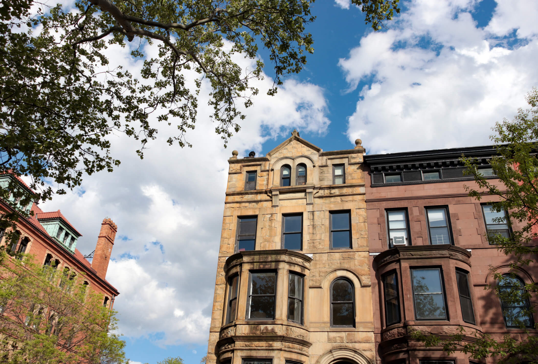 view of building tops and sky in park slope