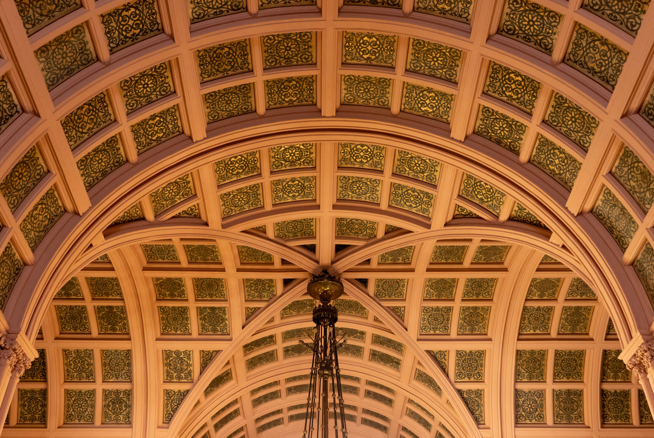 sacred sites open house -ceiling with decorative painting