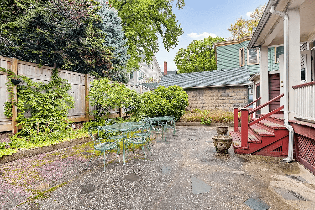 rear yard with concrete patio