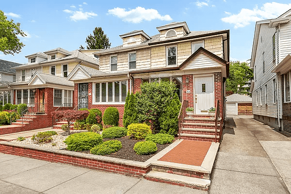 exterior of semi-detached house