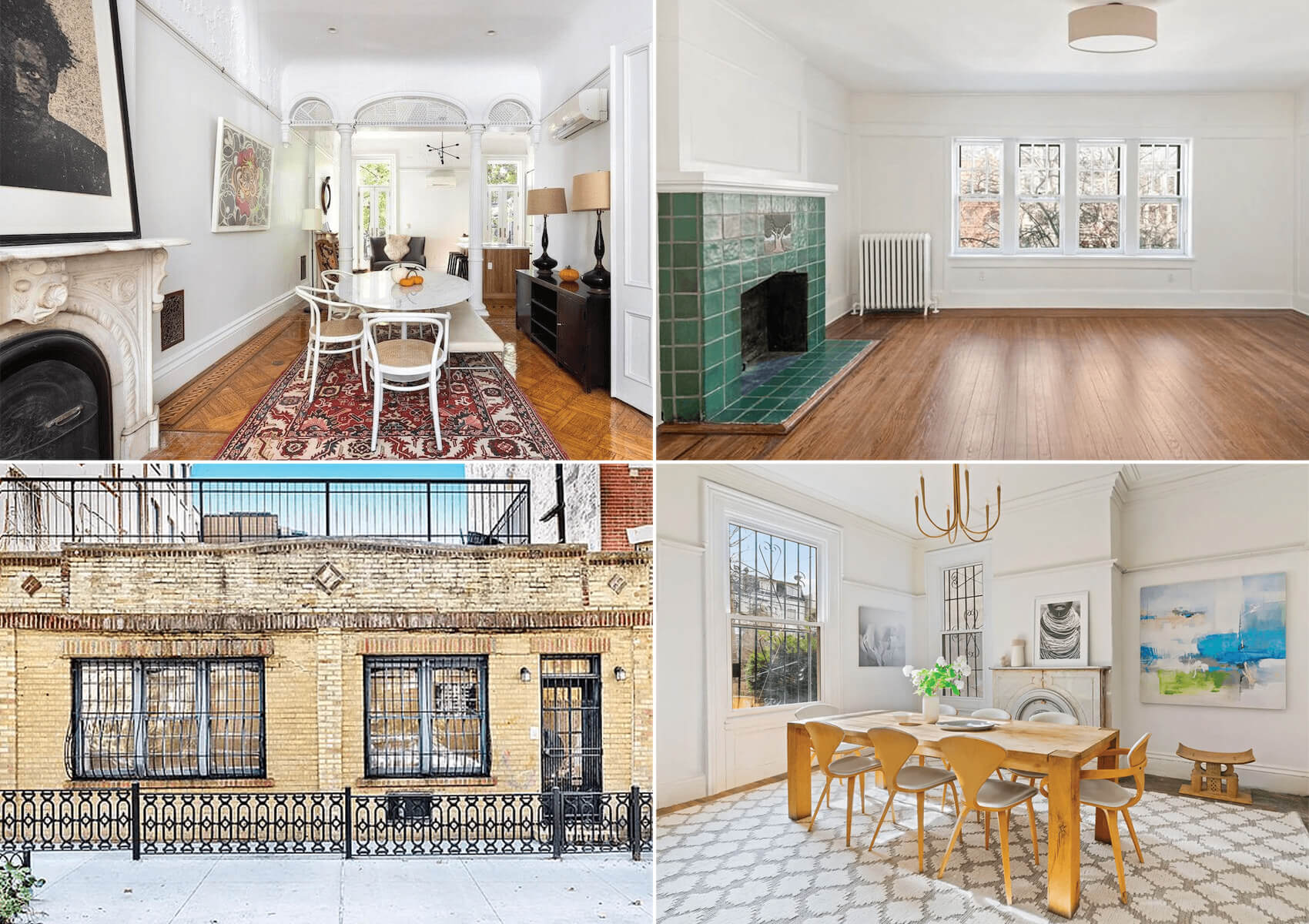 brooklyn listings- interiors and exteriors of brooklyn houses for sale