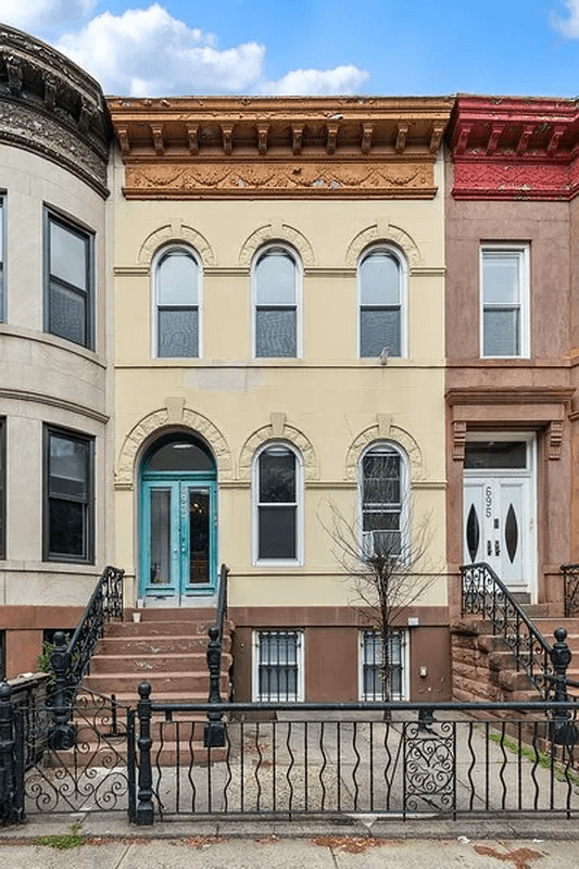 yellow painted exterior