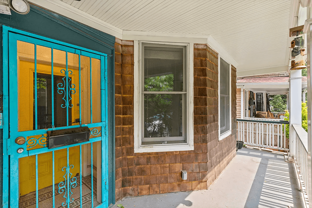 front porch with room for seating