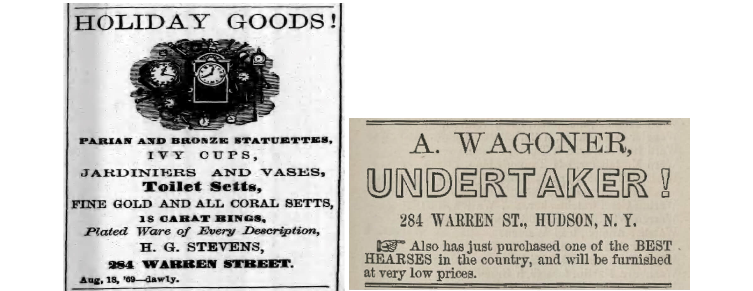 19th century ads